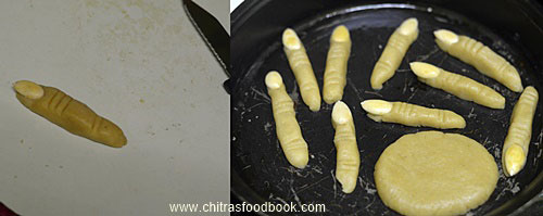 eggless witch finger cookies recipe