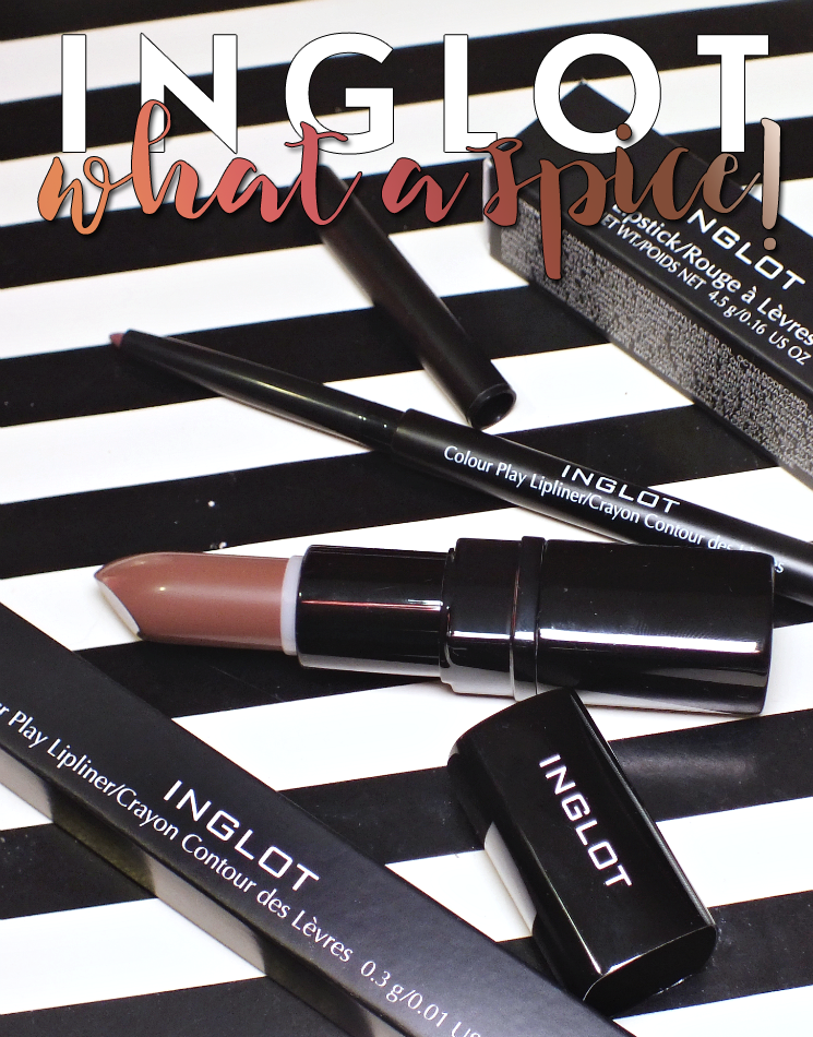 inglot what a spice matte lipstick 441 colour olay lipliner 320 (4)
