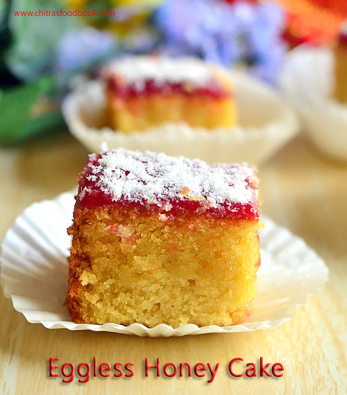 Eggless honey cake recipe