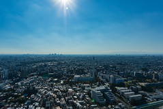 View of Yokohama direction from Ebisu Garden Place Tower