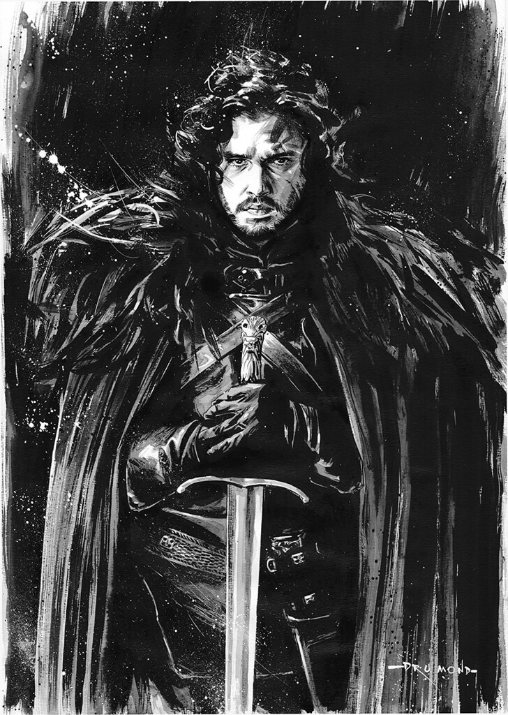 Game of Thrones by Drumond Art - Jon Snow