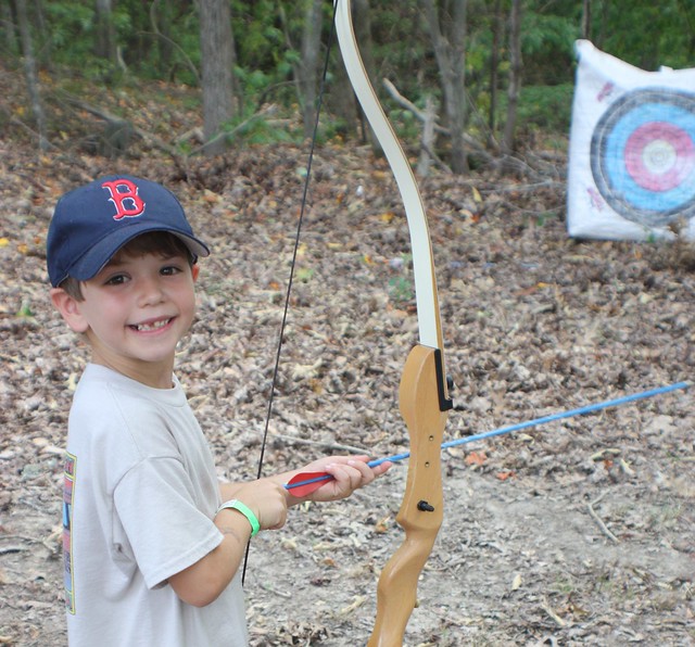 Kids love the archery programs that the parks offers - at Bear Creek Lake State Park, Virginia.