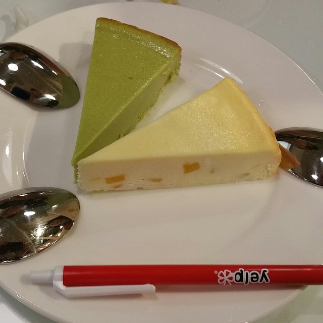 Basil Garden Pho - Green Tea Cheesecake, Mango Cheesecake
