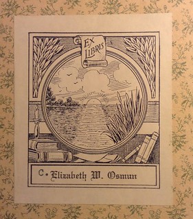 Bookplate of Elizabeth W. Osmun