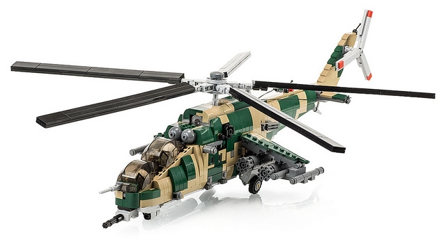 lego green helicopter