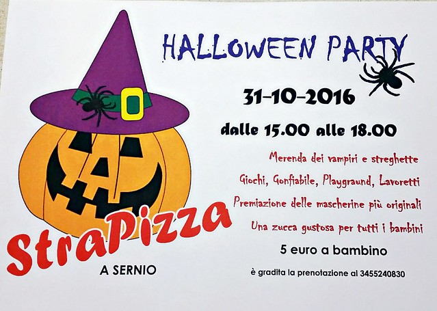 Halloween Party Strapizza Sernio