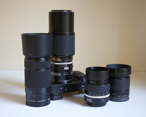 Comparison - Sigma, Sony, Nikon lenses 60mm to 210mm