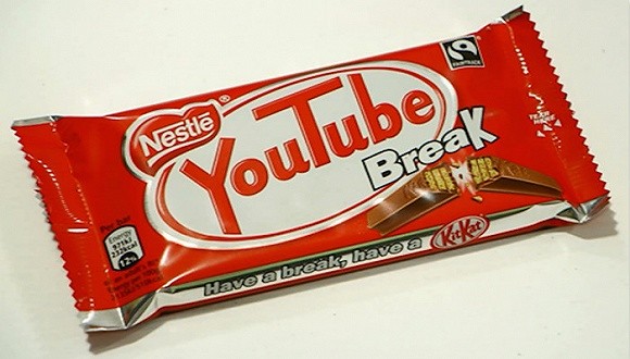 The chocolate is called YouTube