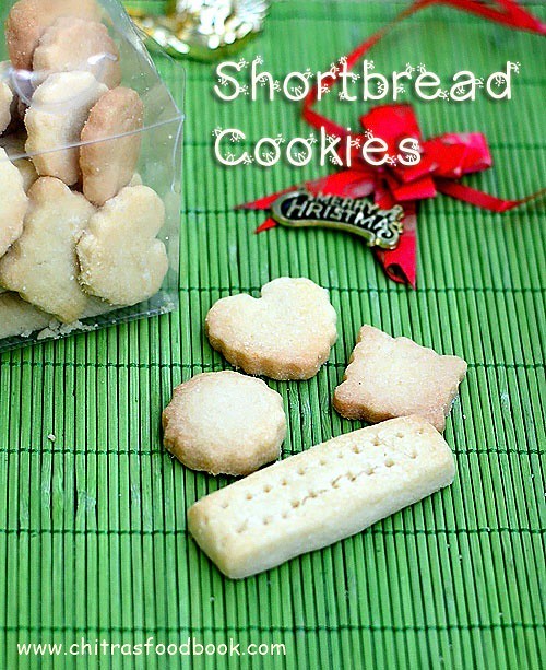 Shortbread cookies recipe eggless