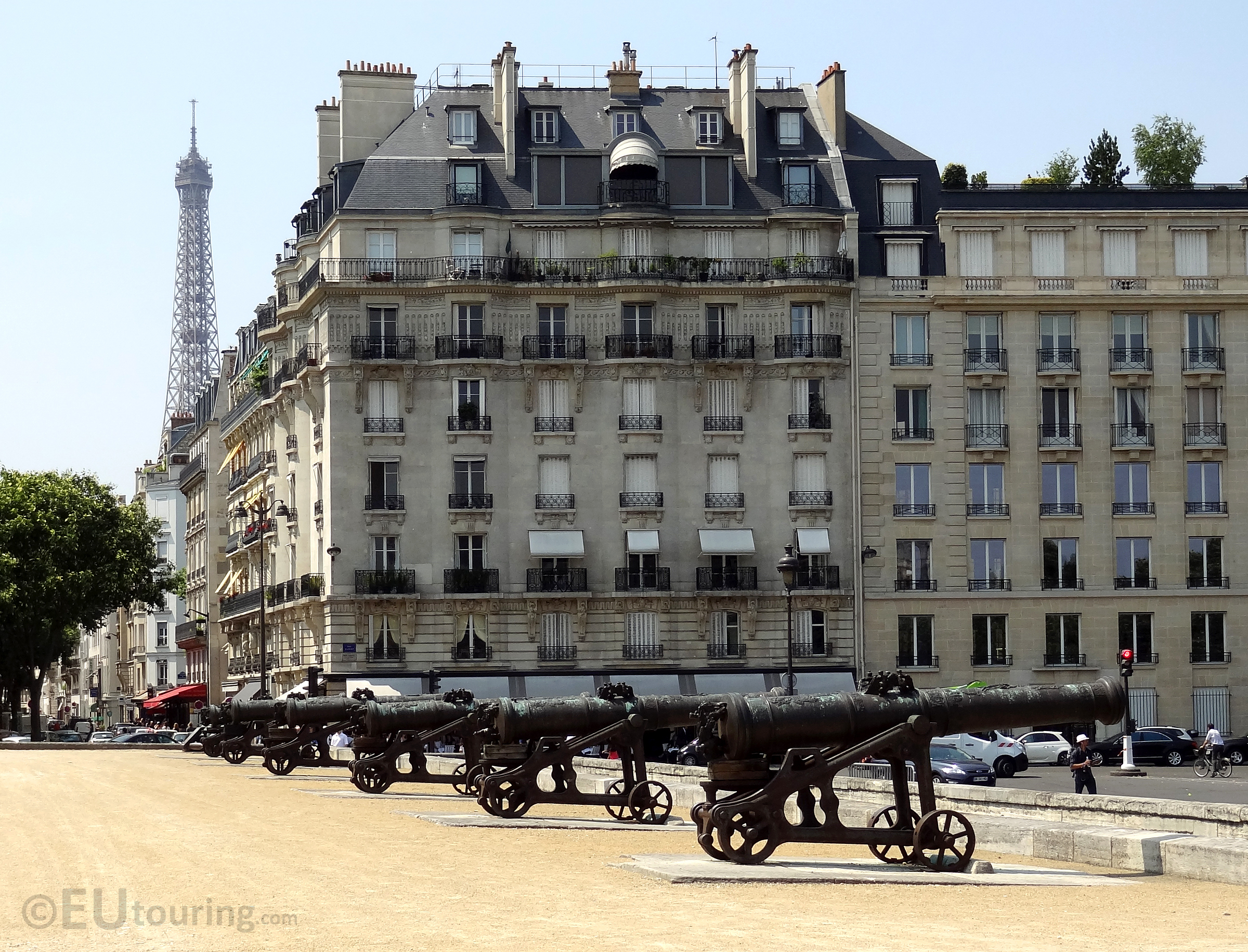 Historical cannons at Les Invalides