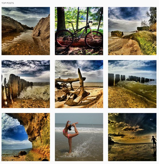 Top posts to Instagram for Virginia State Parks as of October 8, 2015