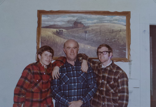 Stephen, Houston, Dad at Gray Court 1968