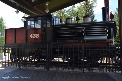 Replica Steam Engine at Tie Fork Rest Area
