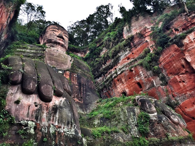 Gran Buda de Leshan en Sichuan (China)