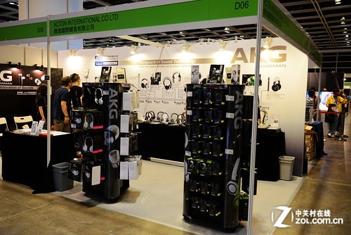 2013 Hong Kong Advanced audiovisual AKG carry many headphones debut!