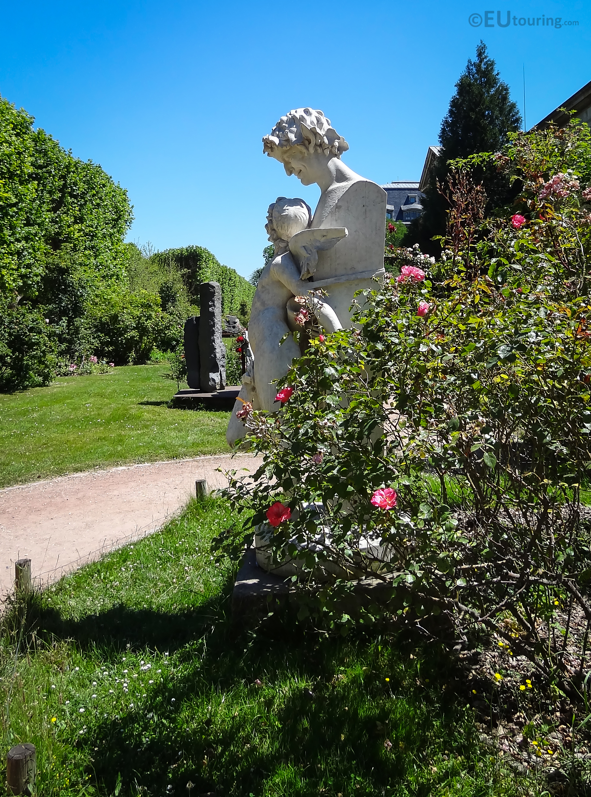 Statue within the rosary