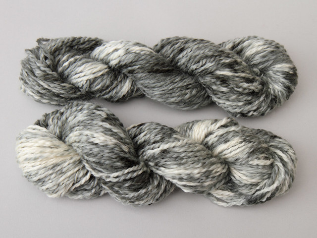 Marshmallow Cloud Baby Alpaca Chunky hand-dyed yarn ‘Transmission’
