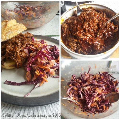 Shredded Barbecued Beef Collage