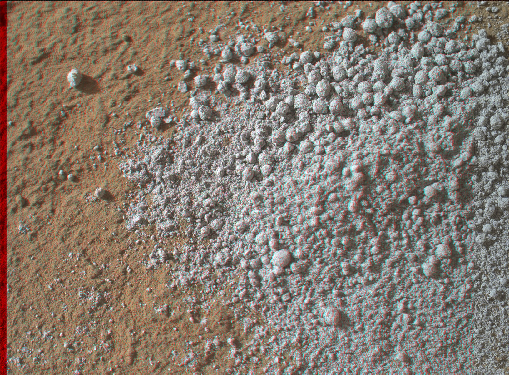 Curiosity MAHLI sol 1089 anaglyph