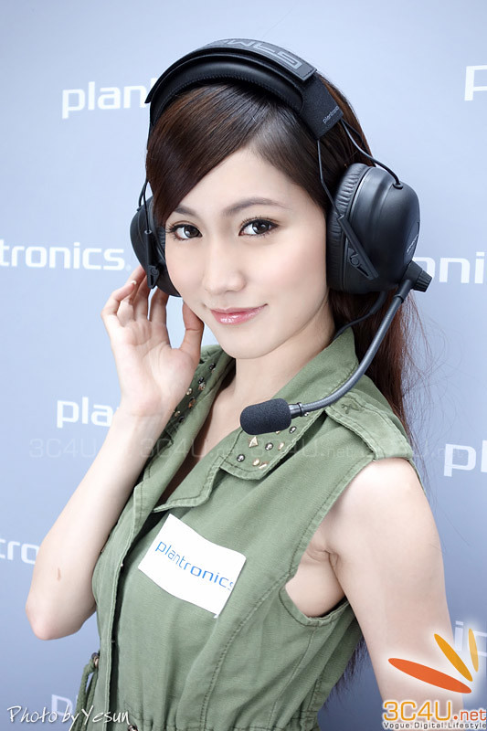 Military Big-eyed cute sister a second wind military headset cool rewards