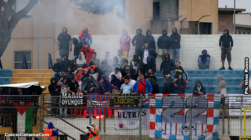 Settembre 2015: tifosi rossazzurri presenti a Matera