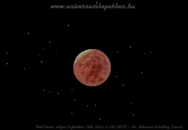 Total lunar eclipse September 28th, 2015, 5.15h CEST - Dr. Johannes Schilling, Lonsee