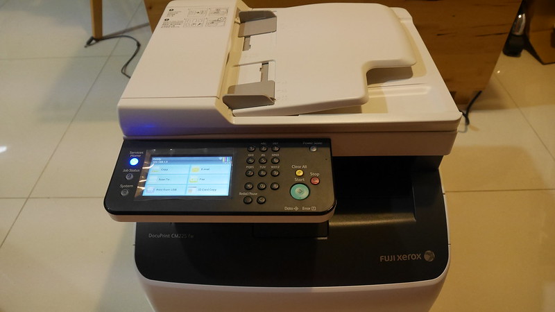 Setting up the printer 