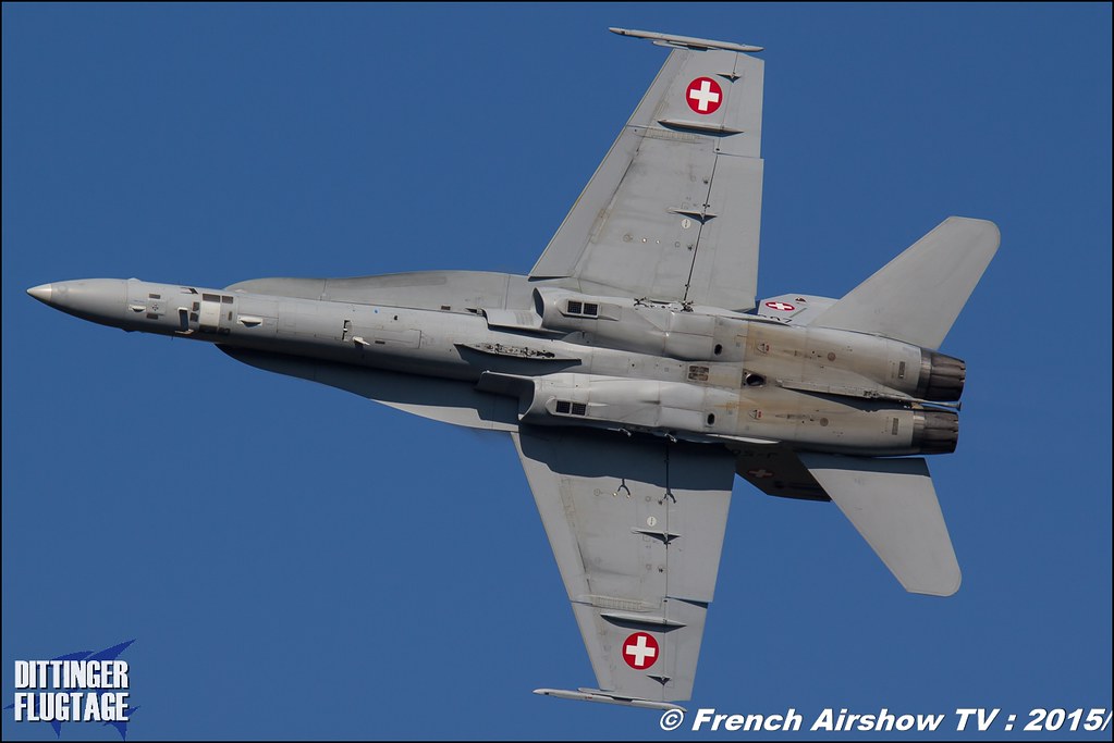 F/A-18 Hornet Solo Display - CH , F-18 hornet suisse display, DITTINGER FLUGTAGE 2015 , Internationale Dittinger Flugtage , Dittingen Flugtage 2015 , Suisse Airshow , Dittinger Flugtage, Meeting Aerien 2015