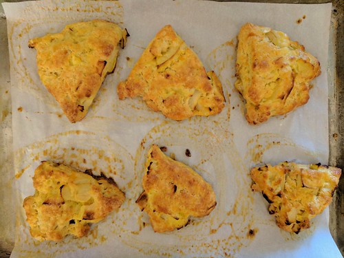 Apple and Cheddar Scones