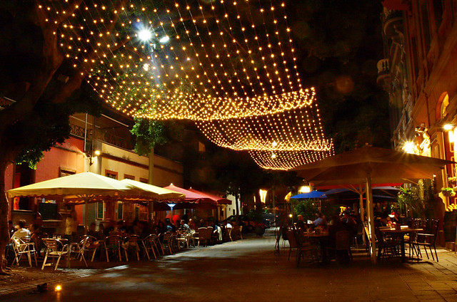 Cafe Society at Night, Santa Cruz, Tenerife