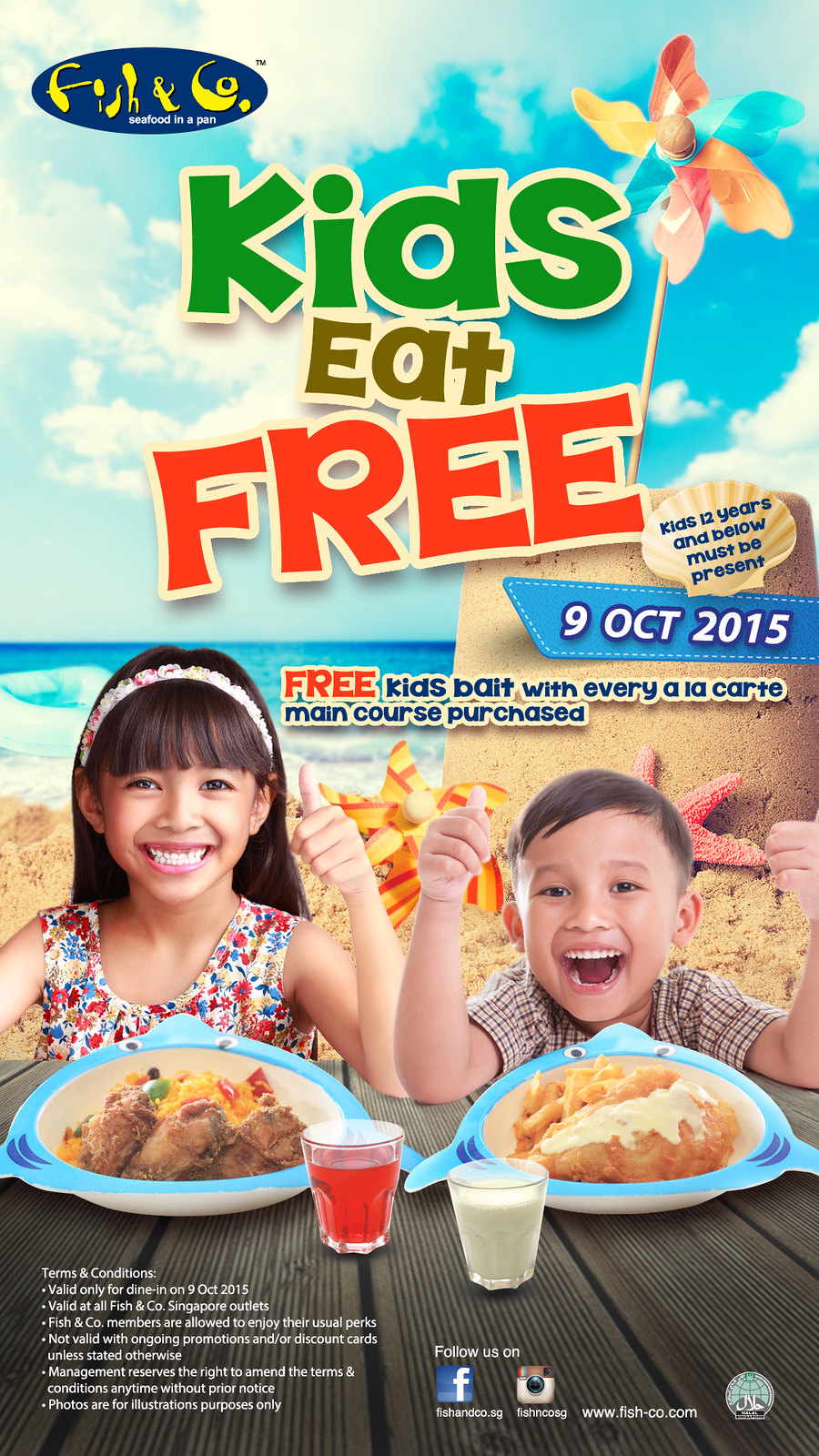 Kids eat for FREE at Fish & Co for Children's Day! - Alvinology