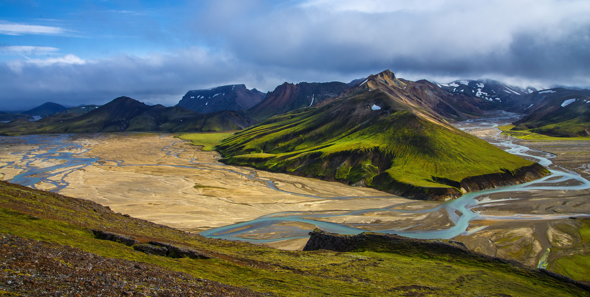 Expose Nature Landmannalaugar In The Highlands Of Iceland 2048×1033