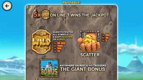 free Jackpot Giant Mobile slot payout