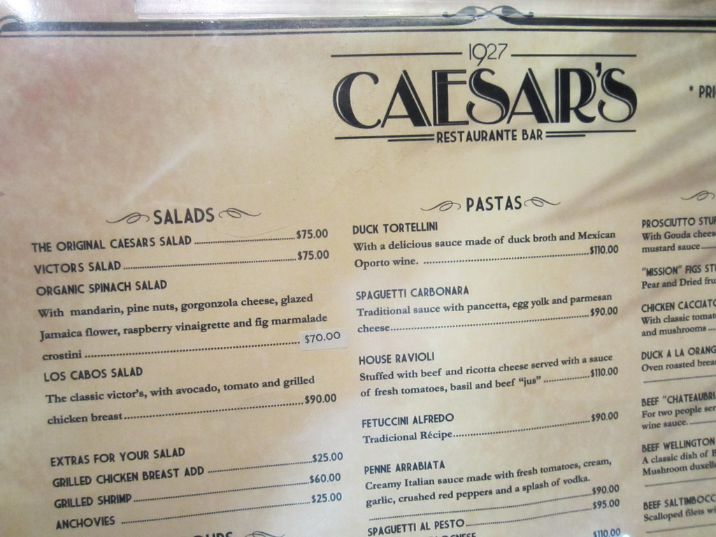 The Caesar Salad created at the Famous Hotel Caesars on Avâ€¦ | Flickr
