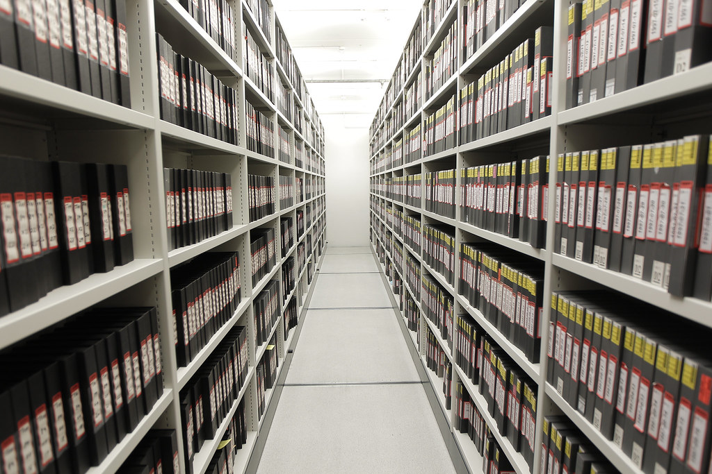 Video tape archive storage | Danmarks Radios arkiv af DRs ...