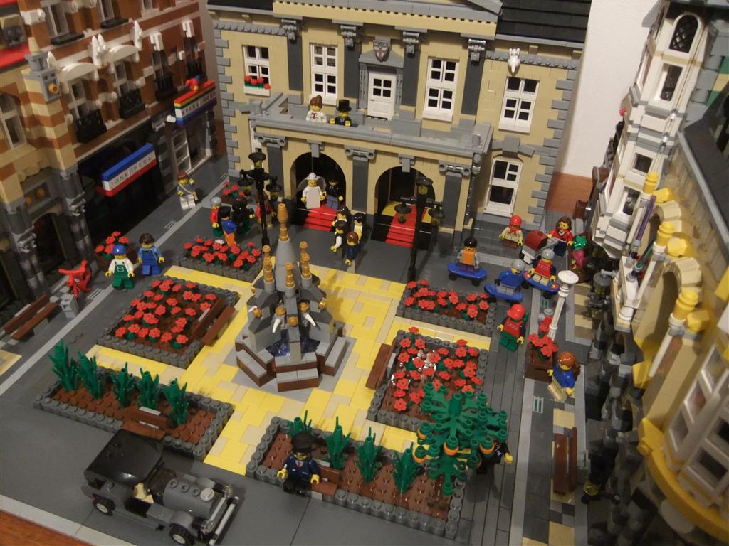 Image result for lego modular town square