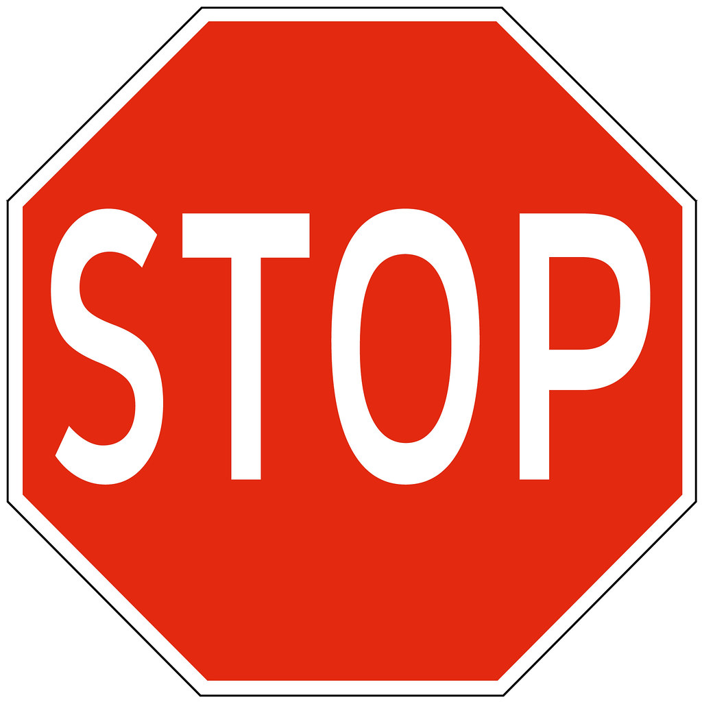 stop sign stop sign red octagon with white letters donkeyhotey