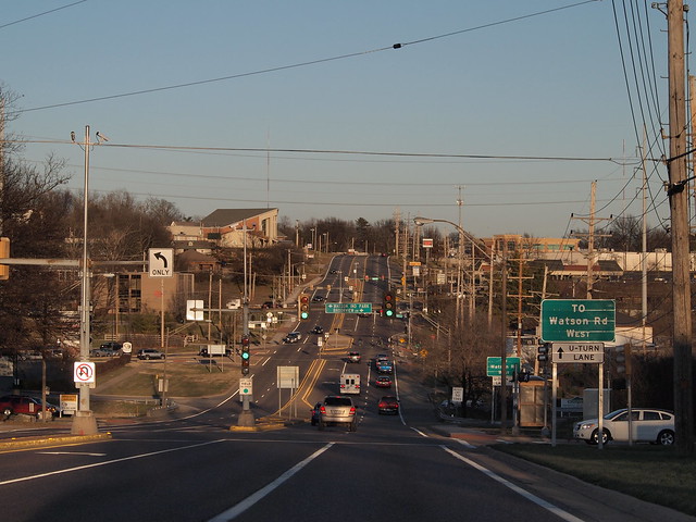 Watson Road (Route 66) East of Crestwood Plaza near St. Louis, MO ...