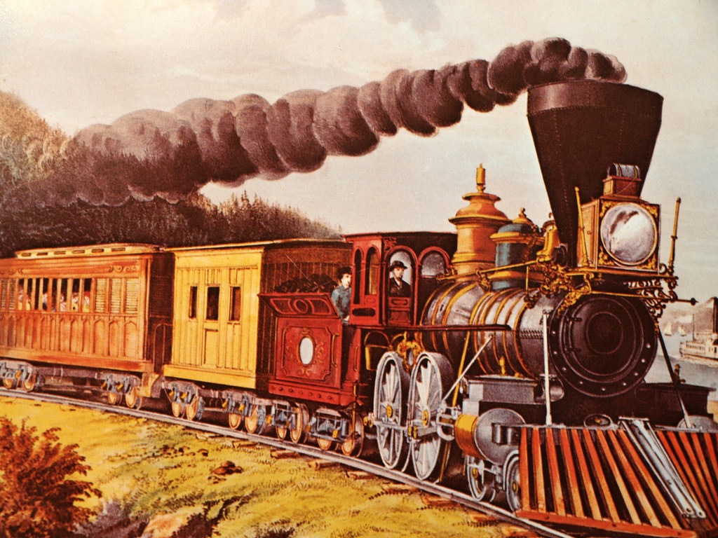 Vintage Train Engine 116