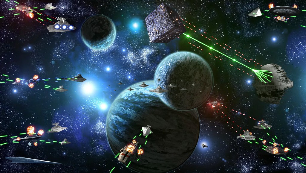 star trek vs star wars space battle