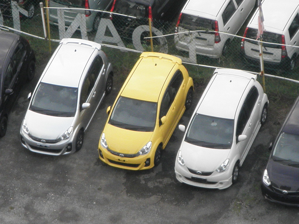 Bird's Eye View Of New 2011 Perodua Myvis  From our 