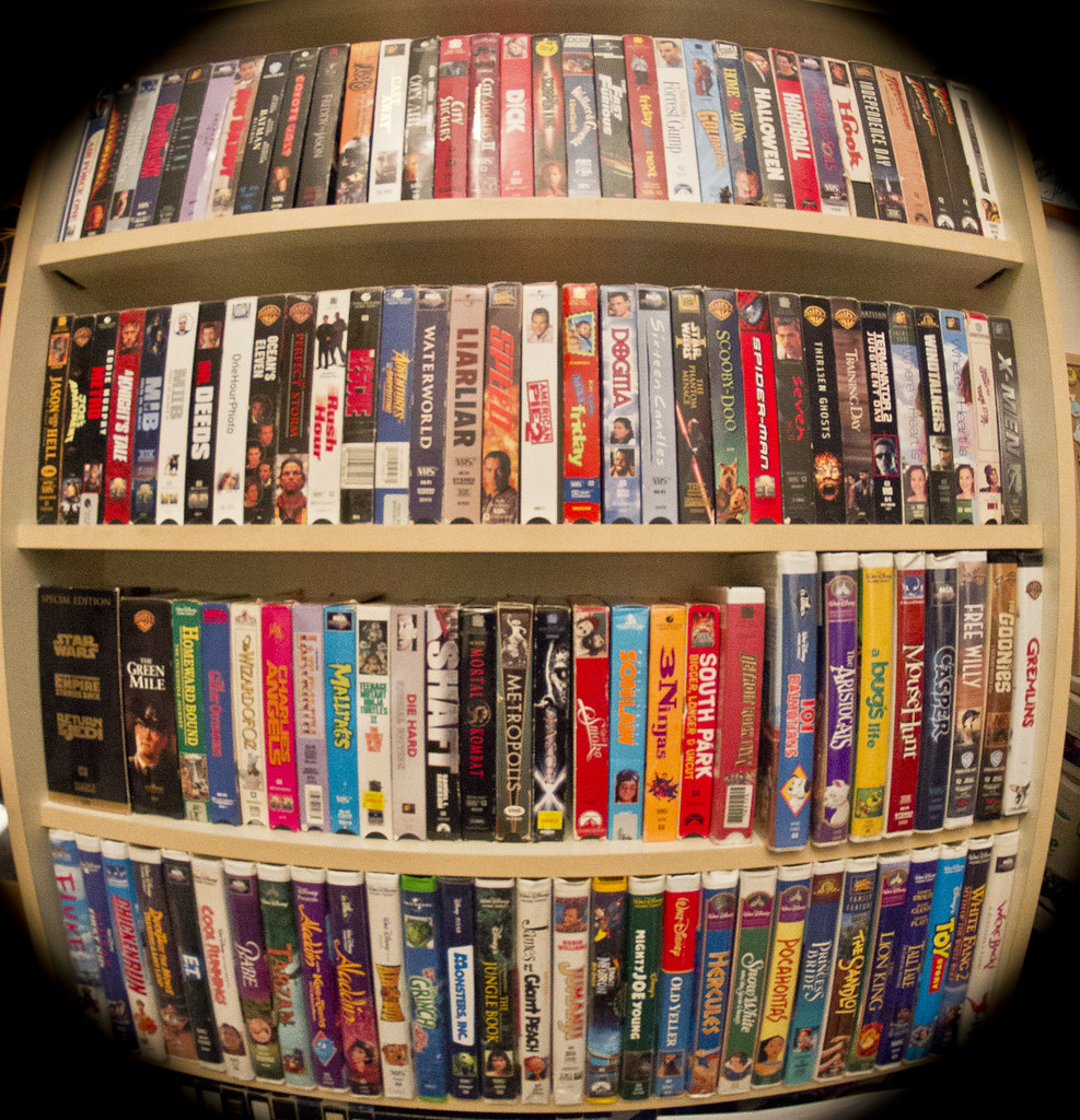 VHS tape collection!