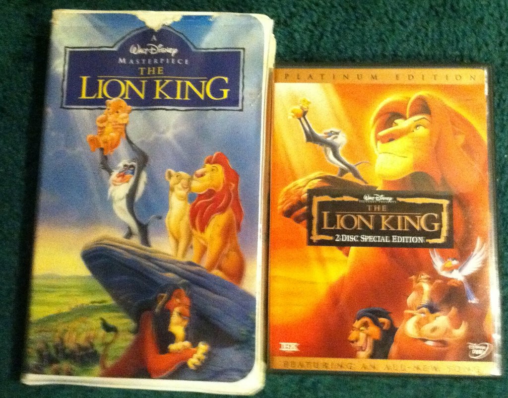 Two Different Versions of The Lion King | The Lion King VHS … | Flickr