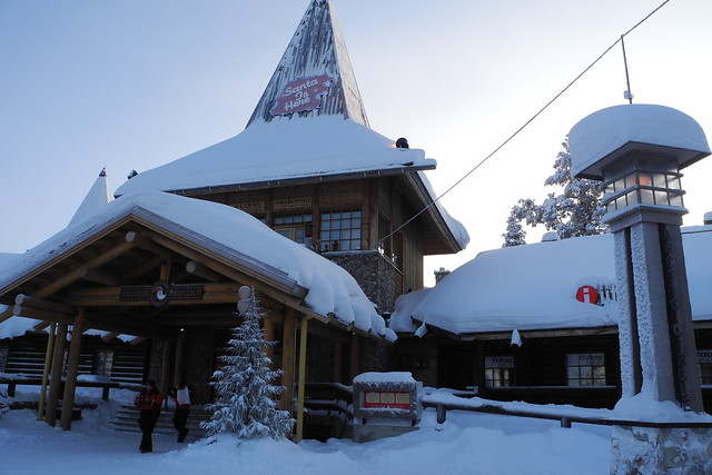 The Santa Claus village in Lapland