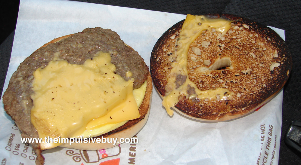 dunkin donuts bacon egg and cheese bagel calories