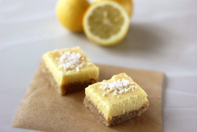 Meyer Lemon Bars - Gluten-free, Grain-free, Dairy-free + Refined Sugar-free