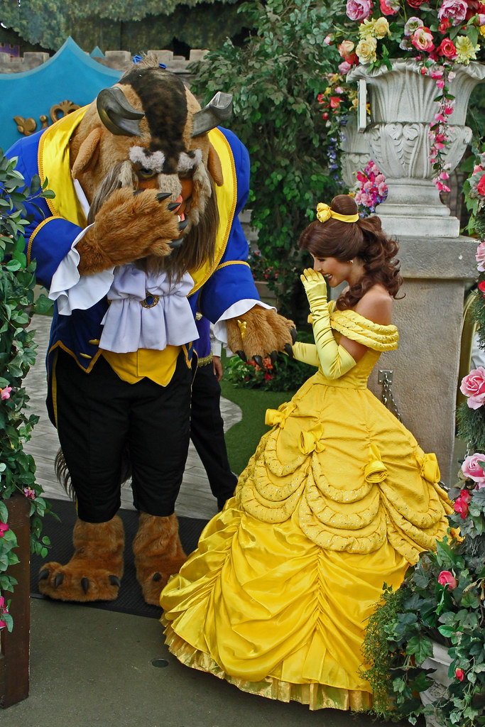 The Beast and Belle say hello to fans before leaving the R… | Flickr