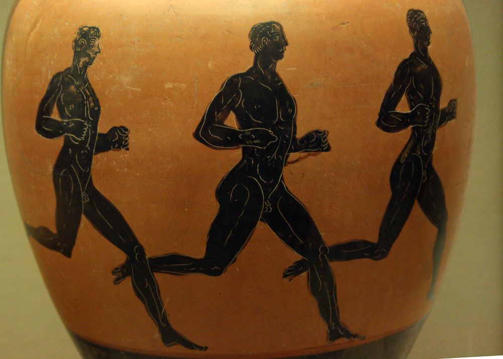 Ancient Greek athletics: runners in a long-distance race, … | Flickr