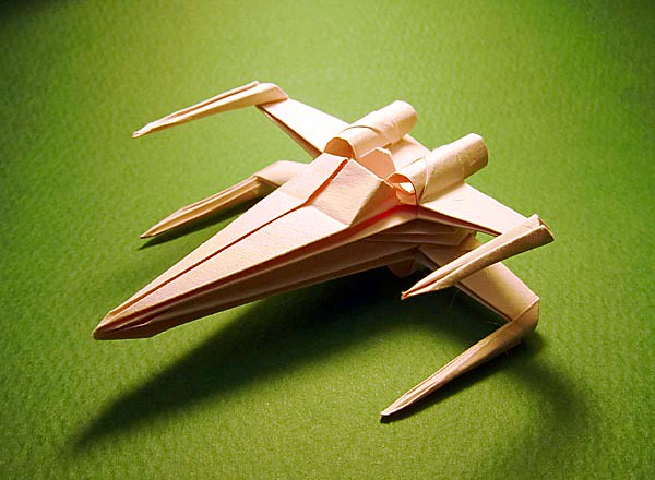 XWing Fighter origami Easy version This is a prototype