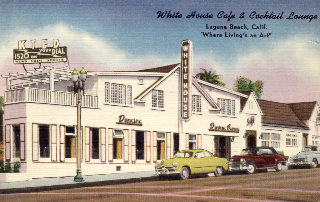 White House Cafe, 330 South Coast Blvd, Laguna Beach | Flickr